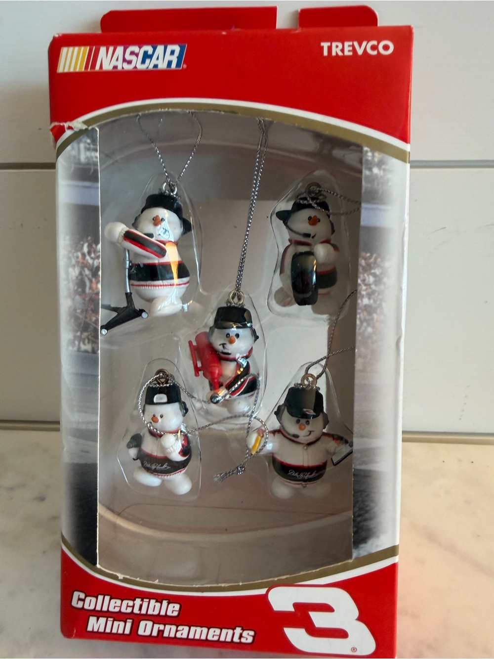 NASCAR Dale Earnhardt #3 Mini Ornament Set
